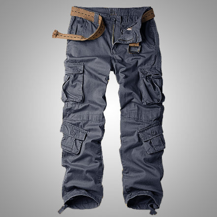 Men's Three-Dimensional Multi-Pocket Overalls | Casual Workwear Bib Pants Dark Grey 0 020f0823-f3cf-46ae-9699-305d1965bae6 FIOLKA BOUTIQUE