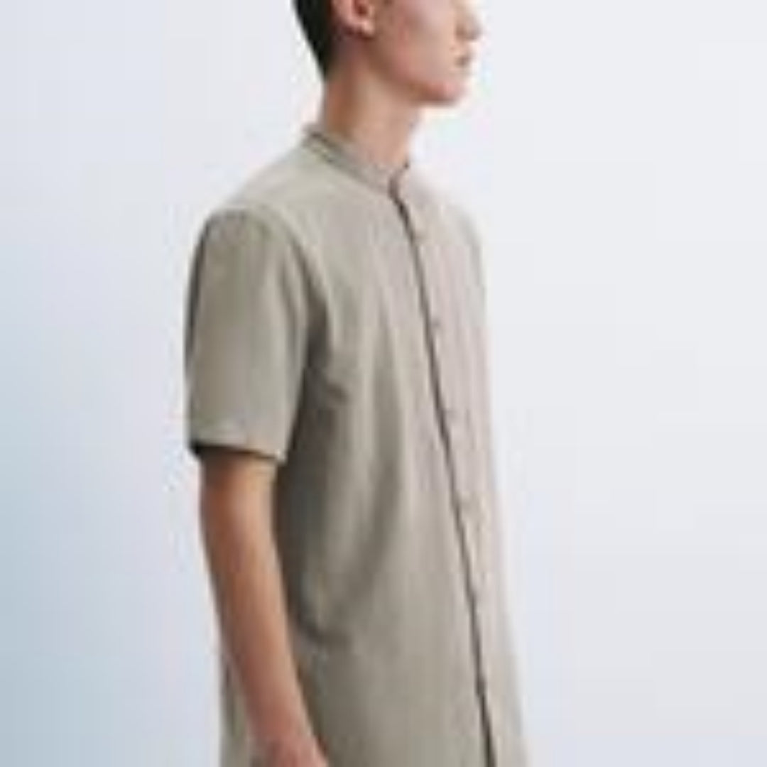 Summer Men’s Fashion Casual Tropical Printed Shirt Hawaiian Vacation Style Button Short Sleeve Cardigan