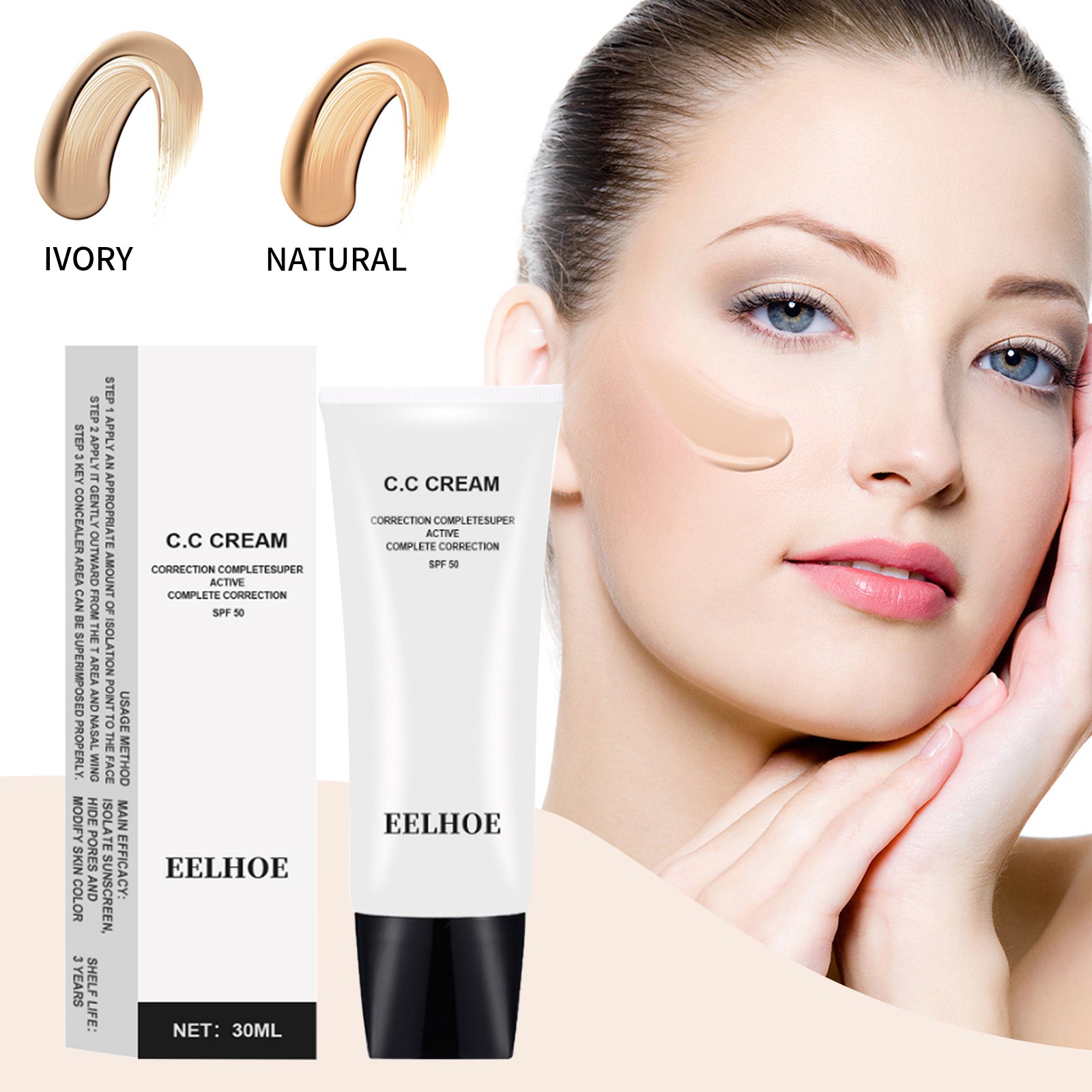 EELHOE Pre-Makeup Primer | Moisturizing Concealing Skin-Brightening Foundation Base