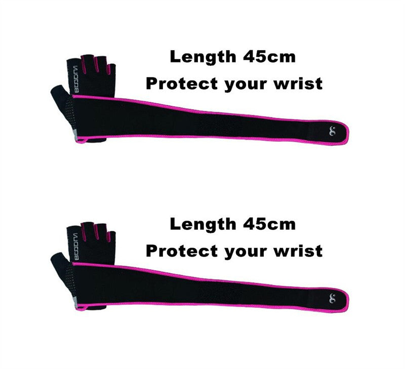 Wrist Guard Weight Lifting Fitness Gloves | Non-Slip Gym Equipment Hand Protection