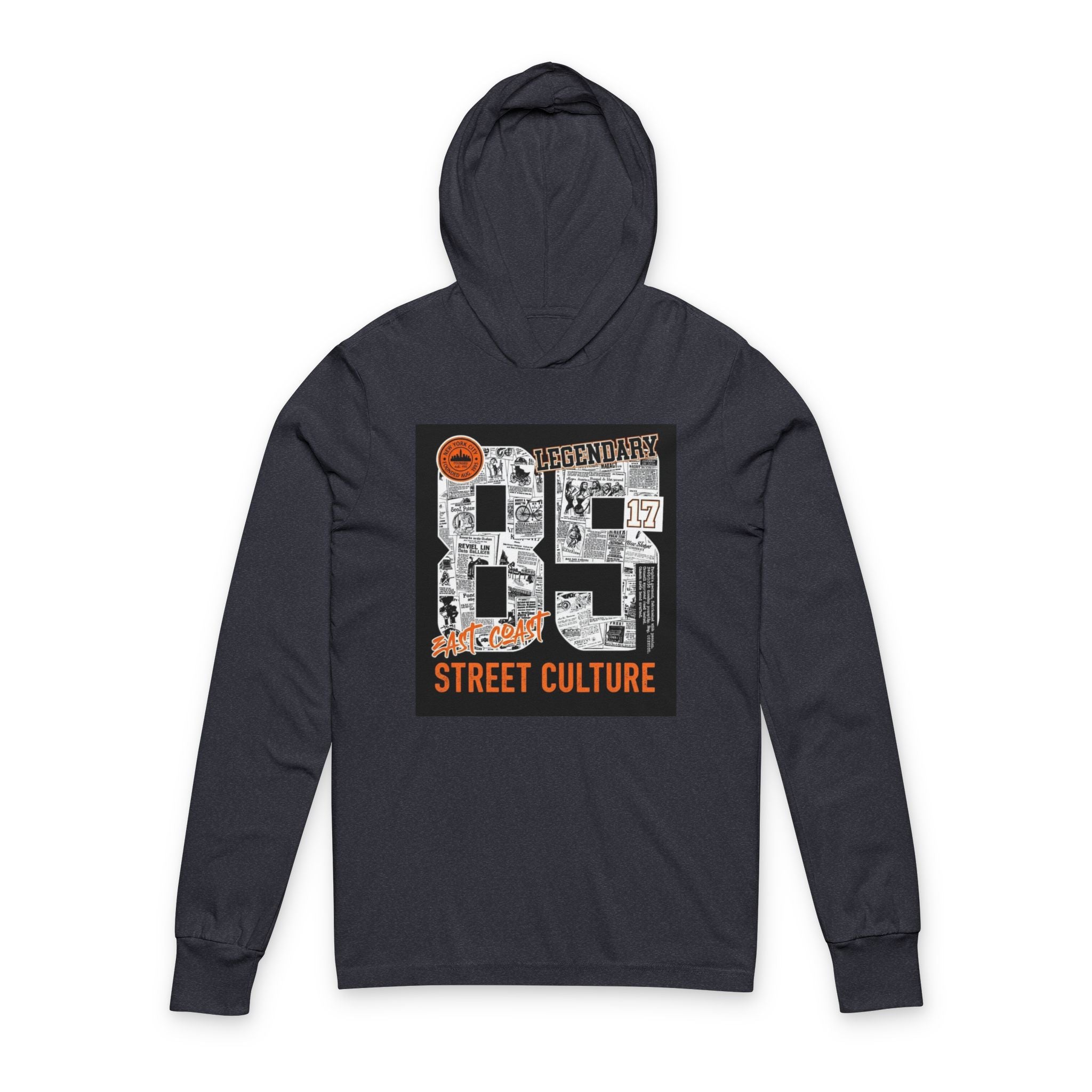 Unisex Hooded Long Sleeve Tee 2