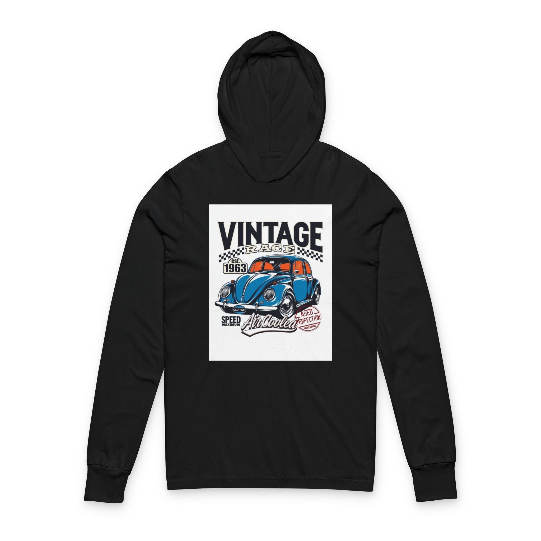 Unisex Hooded Long Sleeve Tee 9