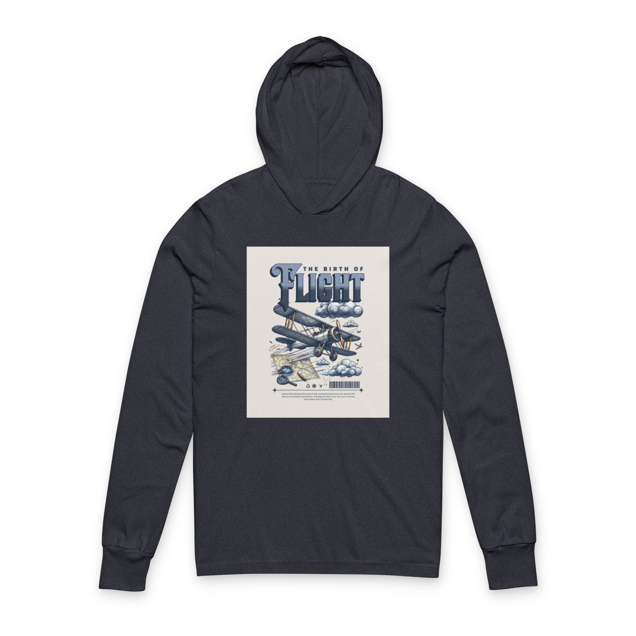 Unisex Hooded Long Sleeve Tee 18
