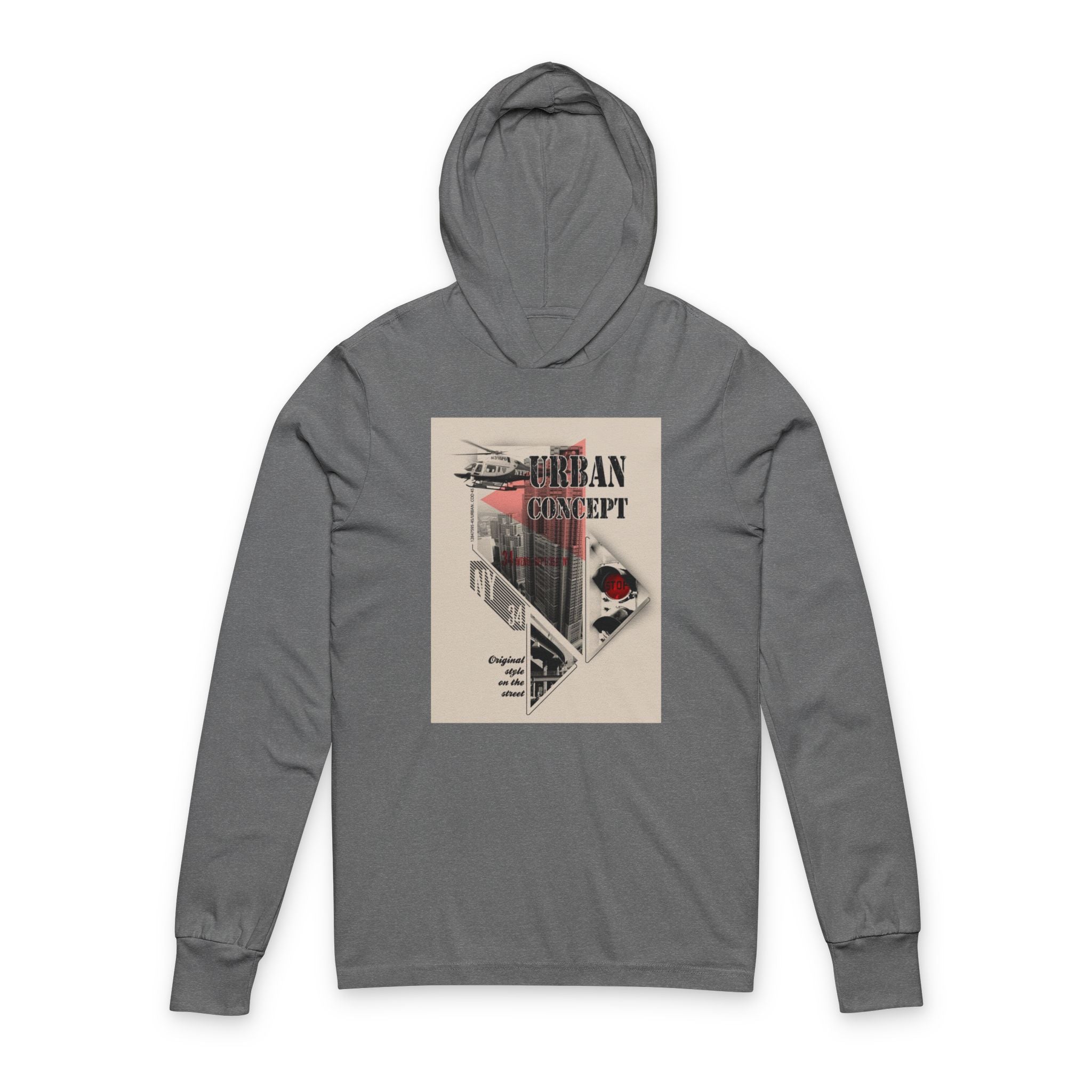 Unisex Hooded Long Sleeve Tee 17