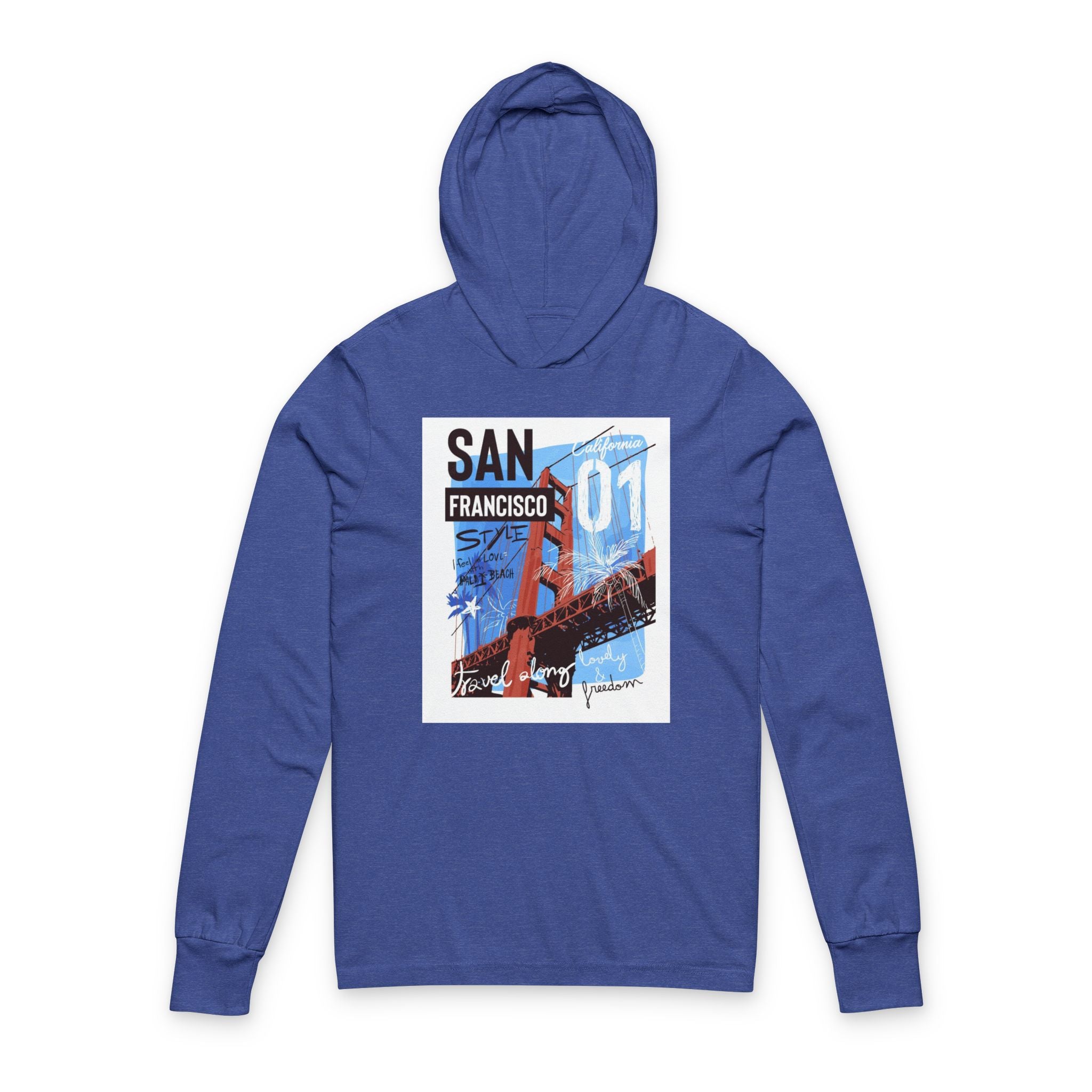 Unisex Hooded Long Sleeve Tee 13