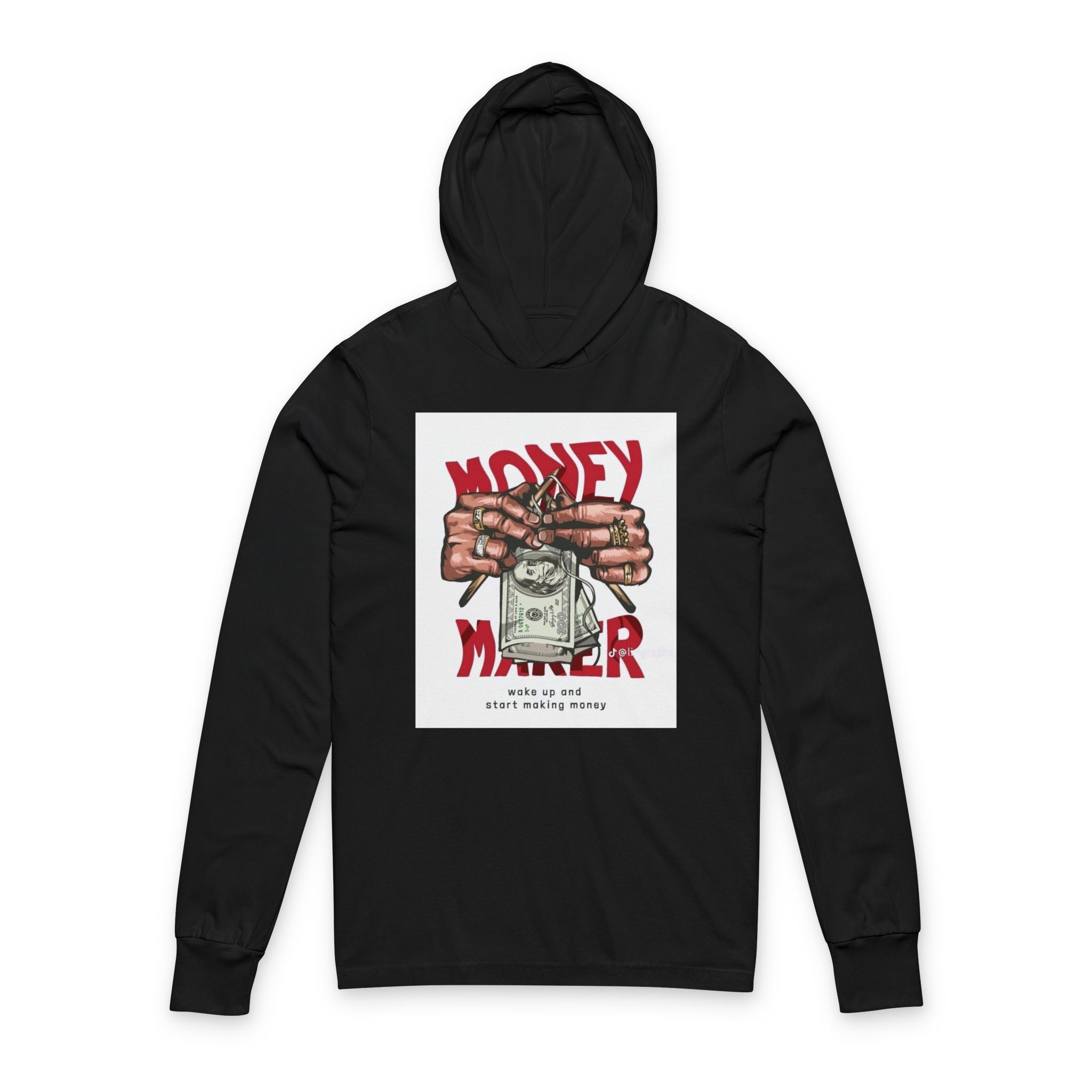 Unisex Hooded Long Sleeve Tee 10