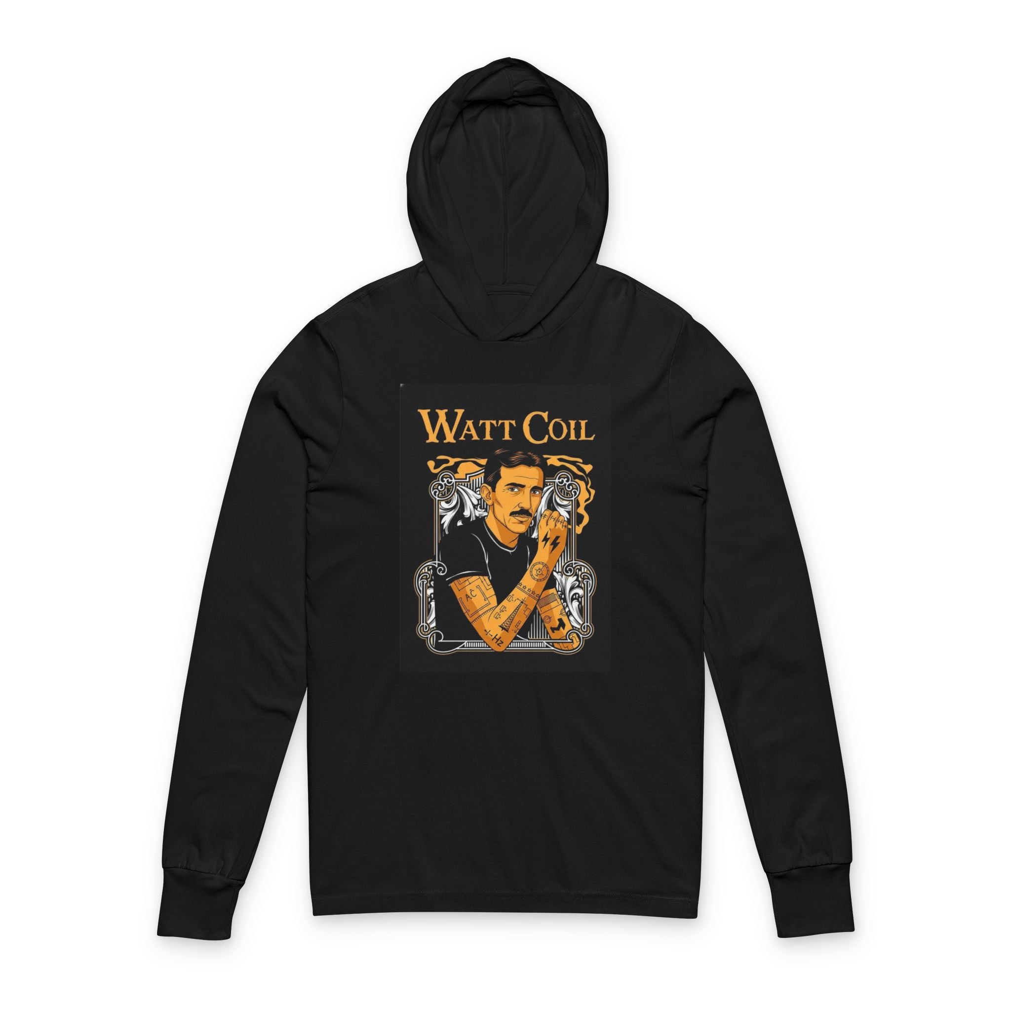 Unisex Hooded Long Sleeve Tee 6