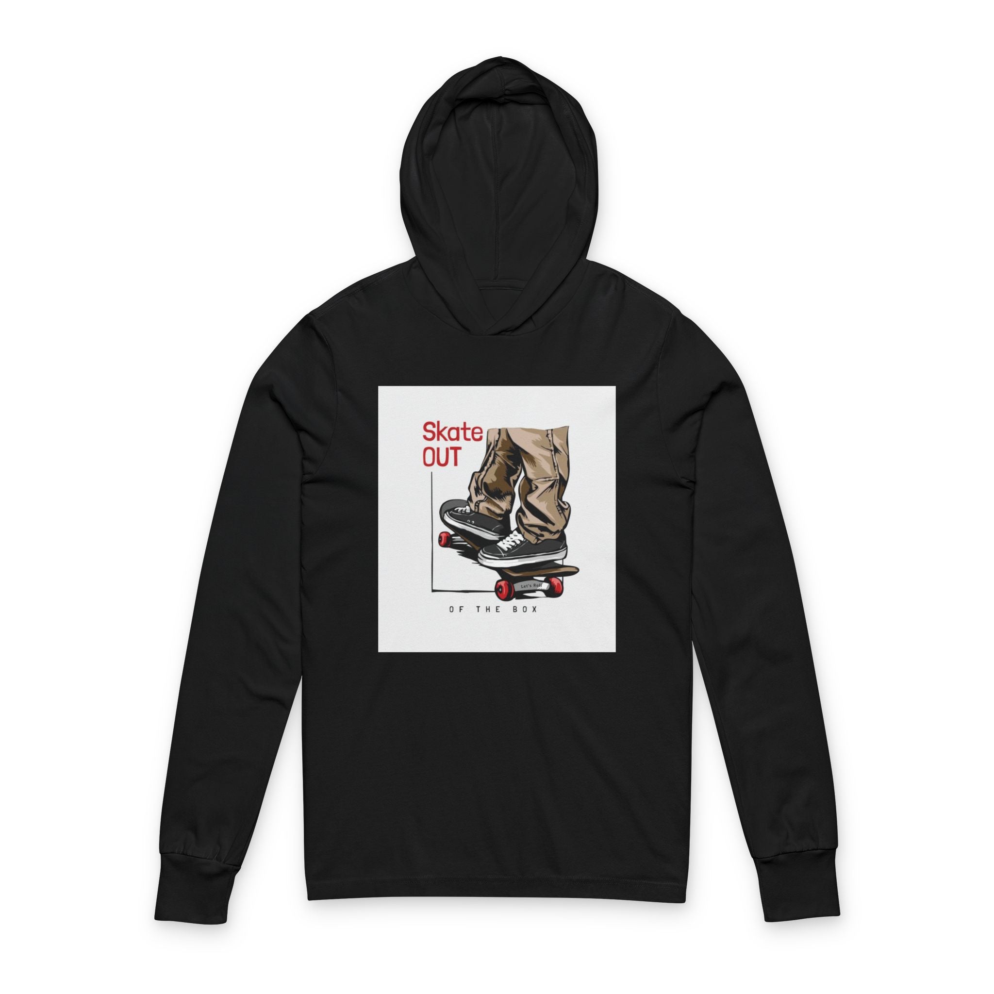 Unisex Hooded Long Sleeve Tee 15