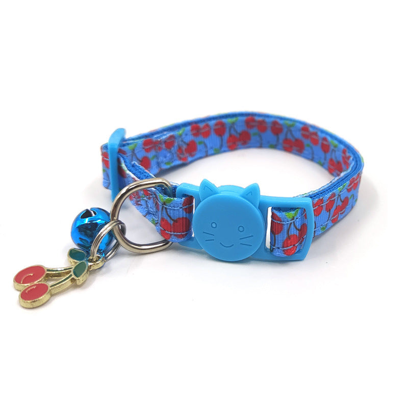 Pet Print Bell Cat Collar Cat Strap