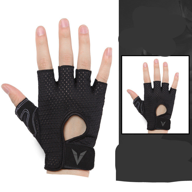 Women's Fitness Gloves | Non-Slip Half-Finger Wrist Guard Gym Training Gloves