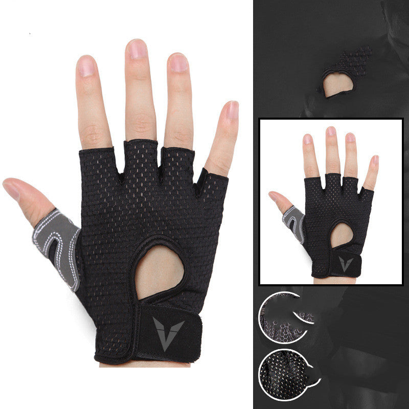 Women's Fitness Gloves | Non-Slip Half-Finger Wrist Guard Gym Training Gloves B 0 1618730436104 FIOLKA BOUTIQUE