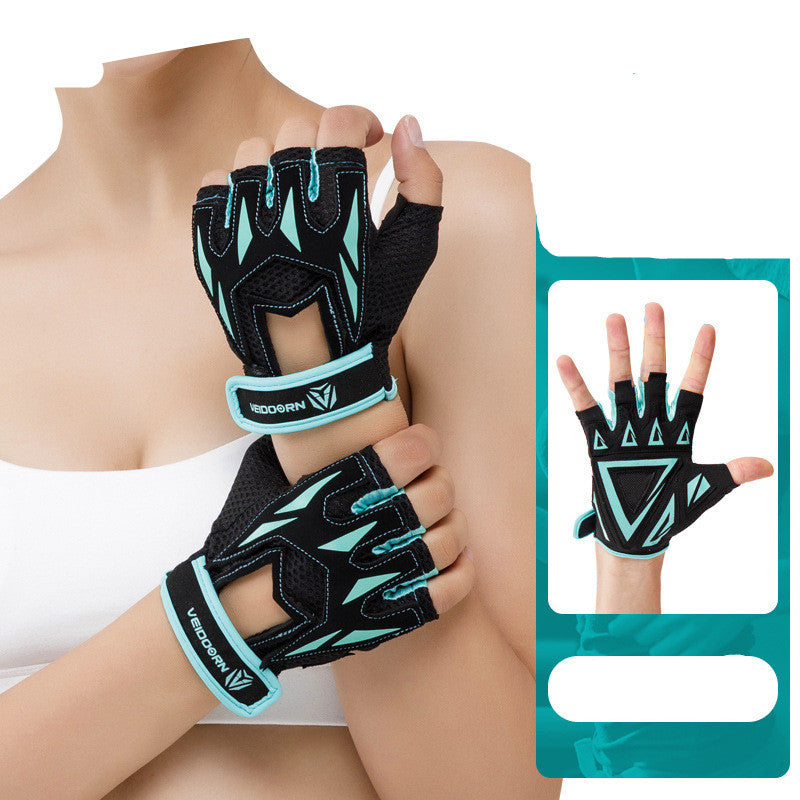 Women's Fitness Gloves | Non-Slip Half-Finger Wrist Guard Gym Training Gloves H 0 1618730436105 FIOLKA BOUTIQUE