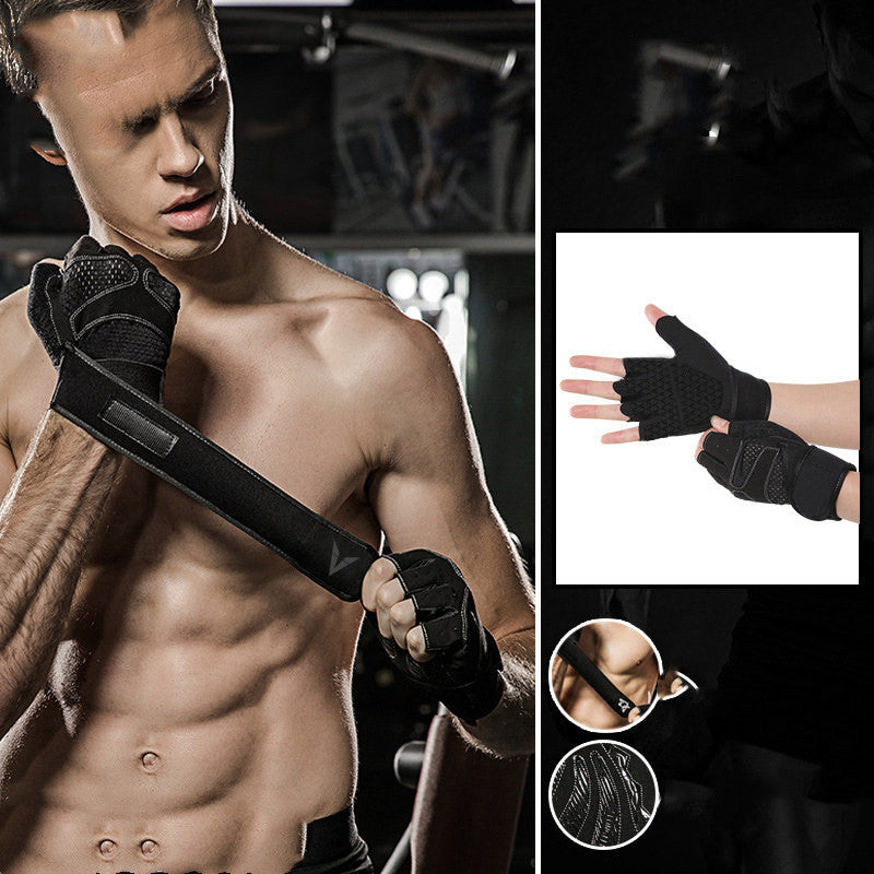 Women's Fitness Gloves | Non-Slip Half-Finger Wrist Guard Gym Training Gloves D 0 1618730436110 FIOLKA BOUTIQUE