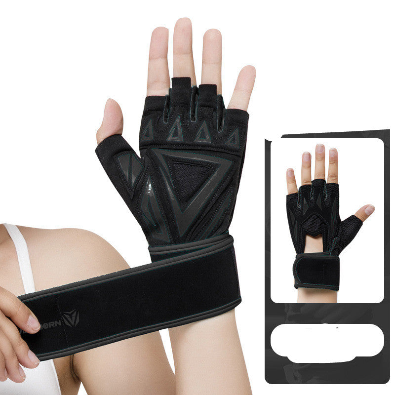Women's Fitness Gloves | Non-Slip Half-Finger Wrist Guard Gym Training Gloves I 0 1618730436111 FIOLKA BOUTIQUE