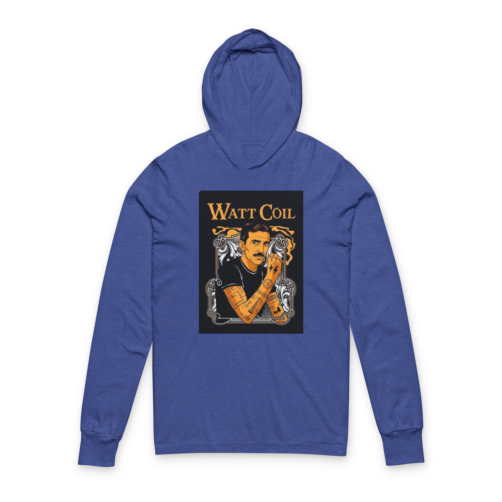 Unisex Hooded Long Sleeve Tee 6