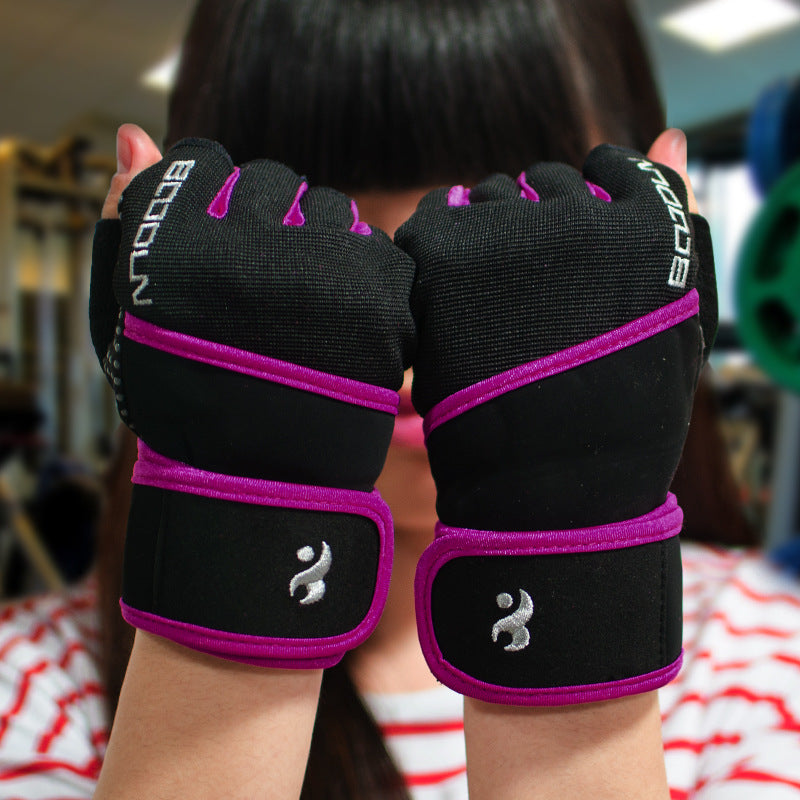 Wrist Guard Weight Lifting Fitness Gloves | Non-Slip Gym Equipment Hand Protection