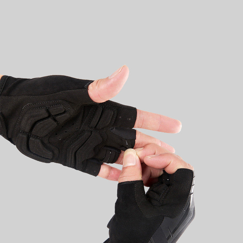 Half Finger Cycling Gloves | Shockproof Wear-Resistant Breathable Road Bike Gloves for Men & Women