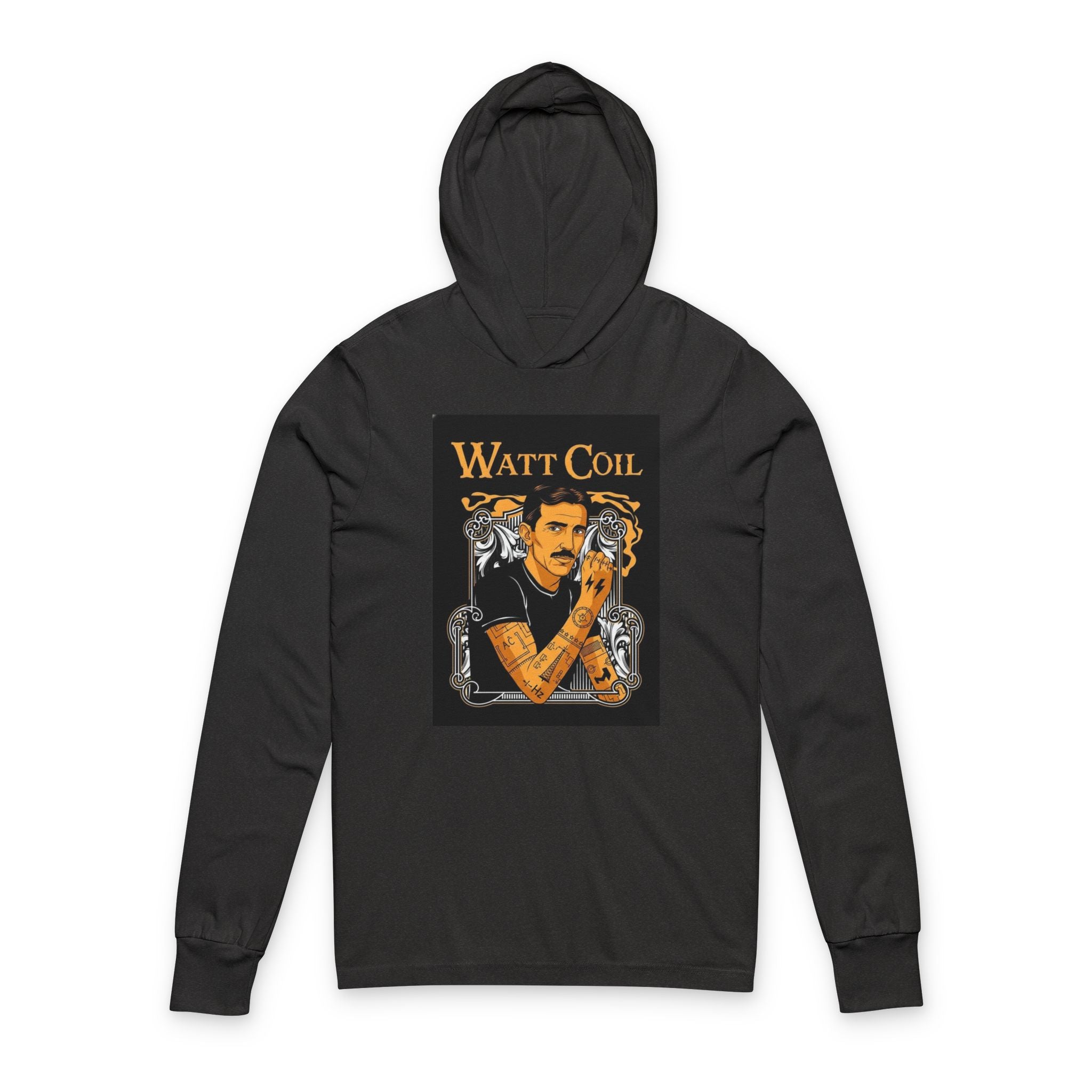 Unisex Hooded Long Sleeve Tee 6