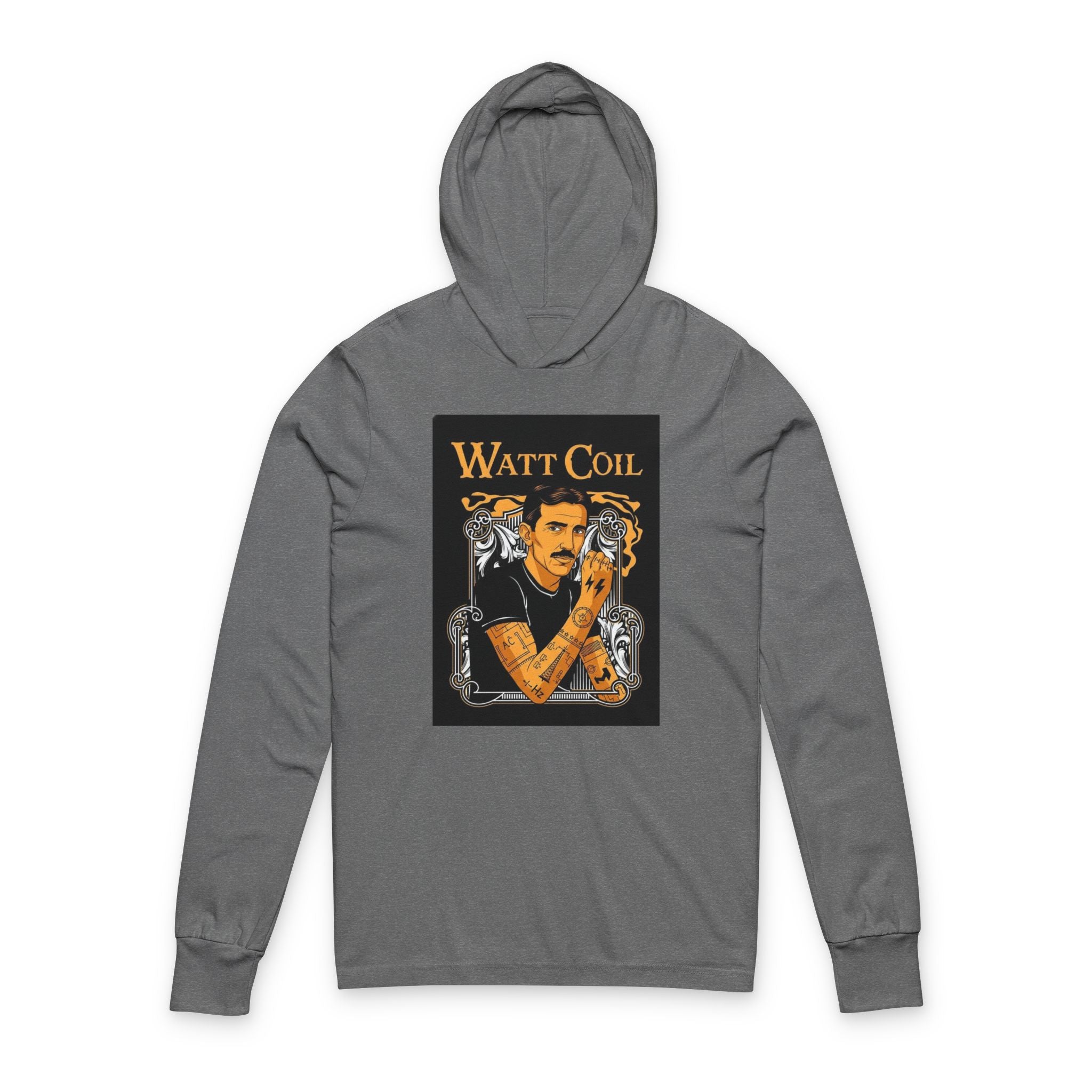 Unisex Hooded Long Sleeve Tee 6
