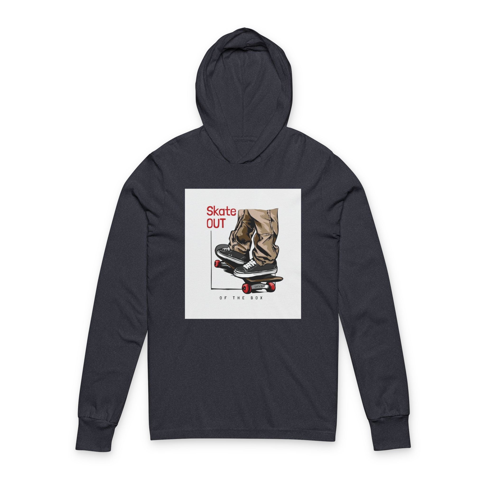 Unisex Hooded Long Sleeve Tee 15