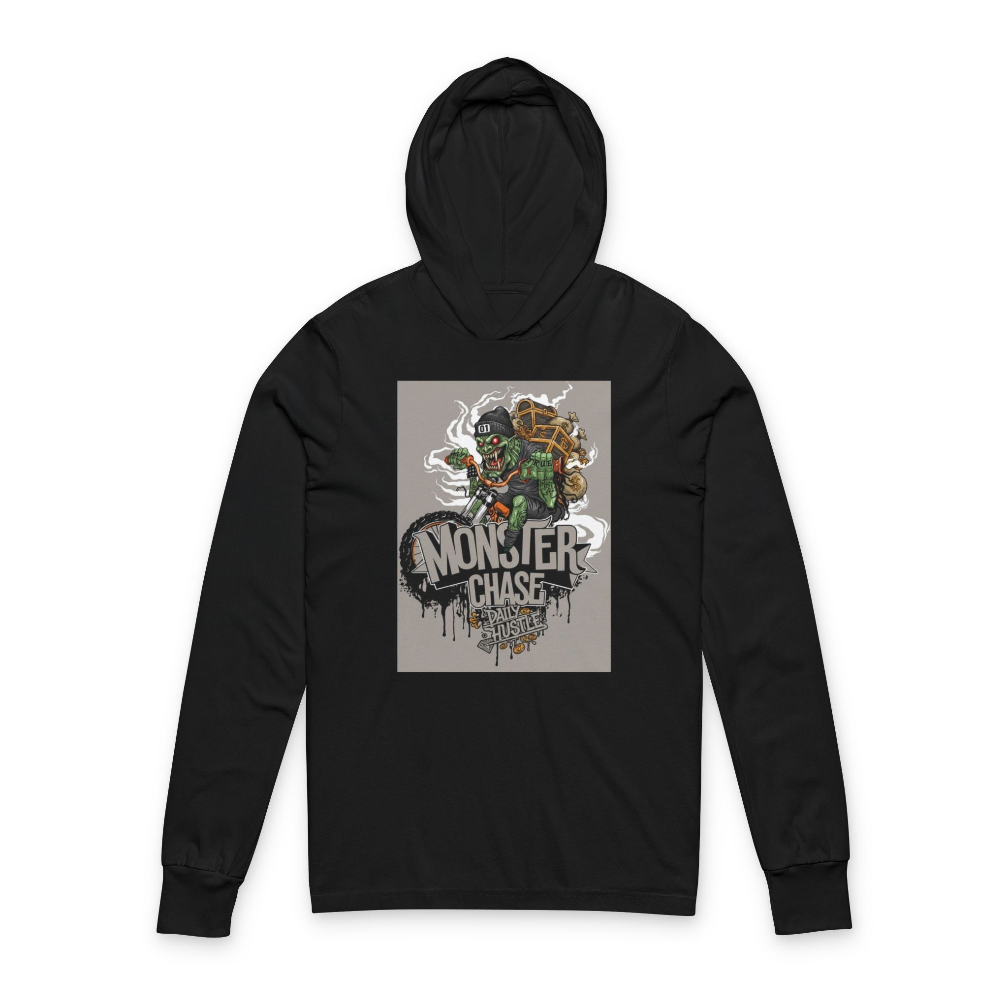 Unisex Hooded Long Sleeve Tee 4