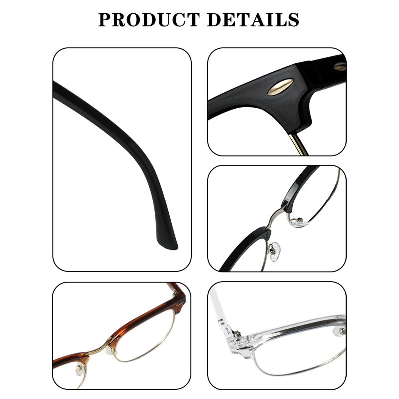 4-Pack Photochromic Glasses Set | UV Protection Auto-Darkening Lenses for Indoor & Outdoor Use