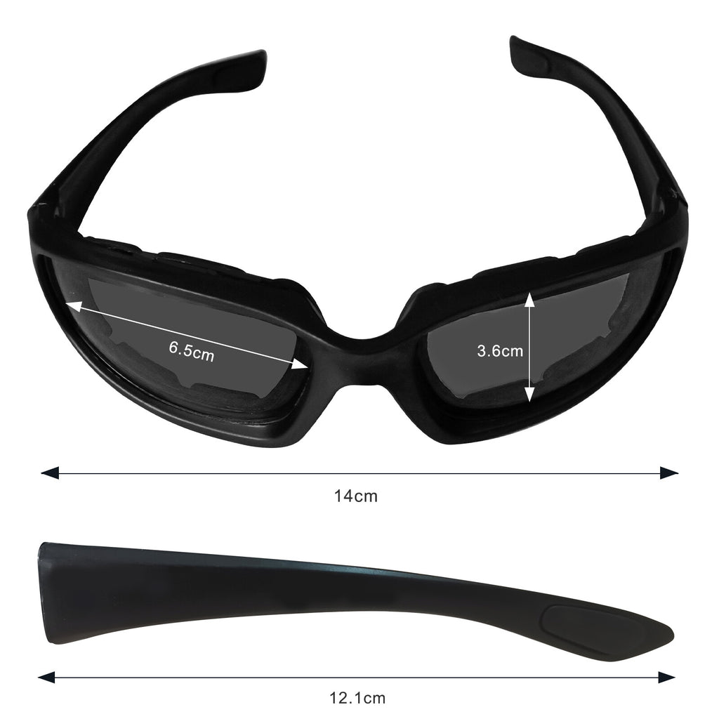 Chopper Cycling Sunglasses | UV400 Windproof Gray Lens Sports Glasses for Men