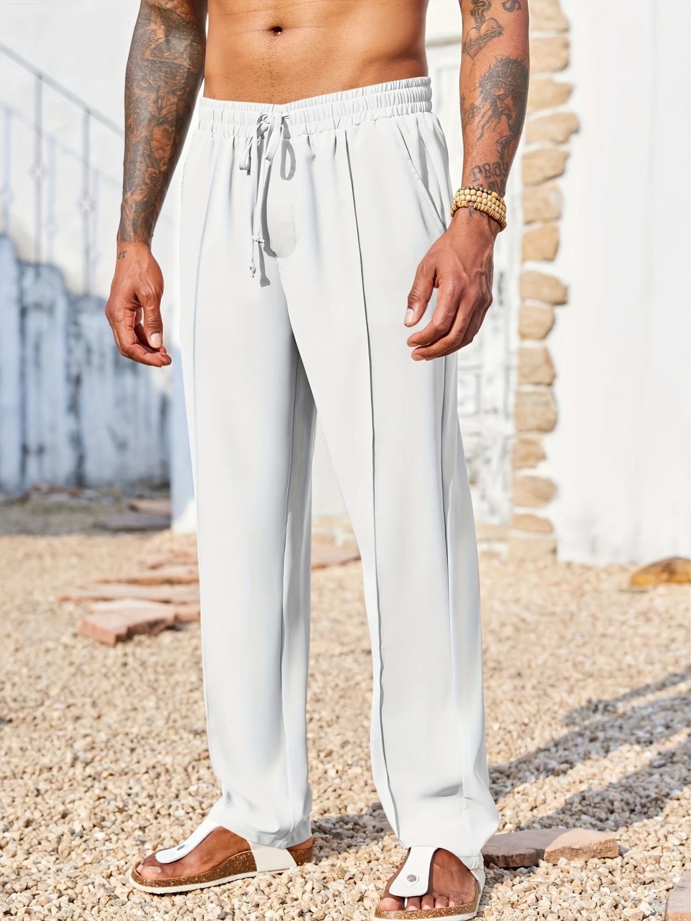 Men's Trendy Straight Leg Corduroy Casual Pants | Anti-Wrinkle 9-Inch Cropped Trousers Grey 5 1eaa7d4f-5a04-4153-8a2d-1d4e7cc46105 FIOLKA BOUTIQUE