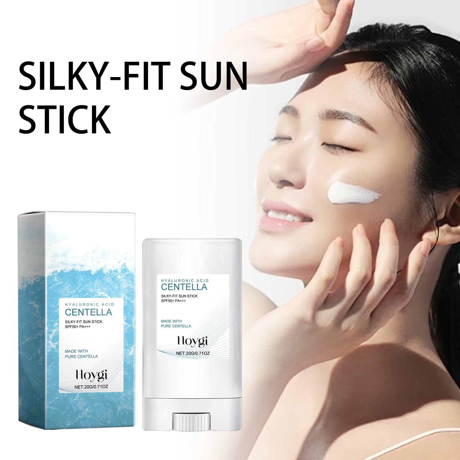 Hoygi Hyaluronic Acid Sunscreen Stick | Gentle Moisturizing UV Protection SPF