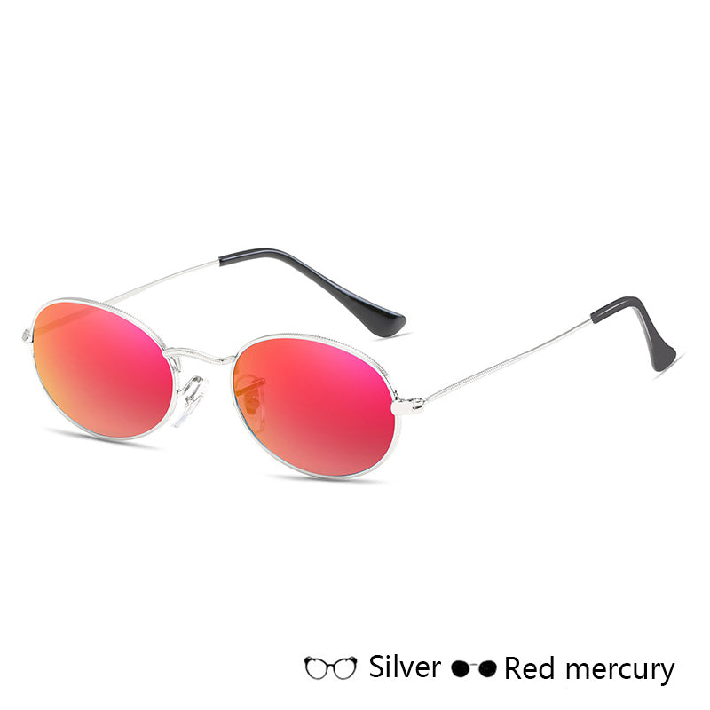 Fashion Women's Oval Sunglasses | Luxury-Inspired Metal Round Frame Black Eyewear Red 0 292796804025_449cb4f3-3880-4051-be96-63b18fe30cef FIOLKA BOUTIQUE