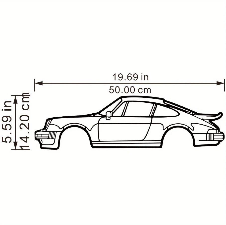 Metal Line Sports Car Metal Wall Art - Auto Enthusiast Gift Home Garage Decor