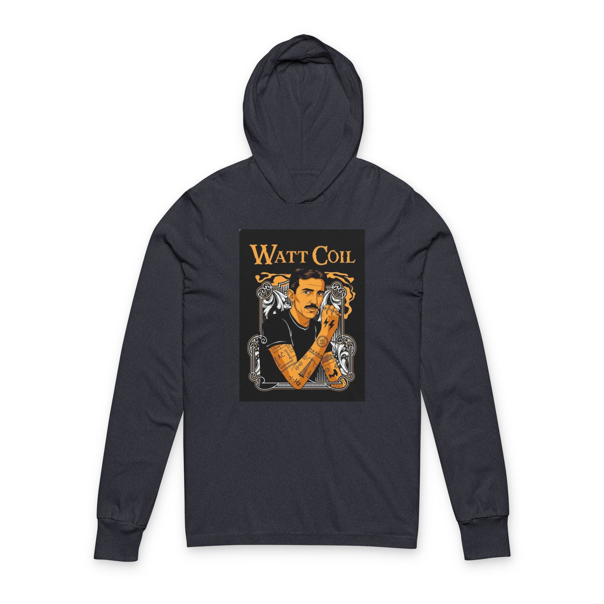 Unisex Hooded Long Sleeve Tee 6
