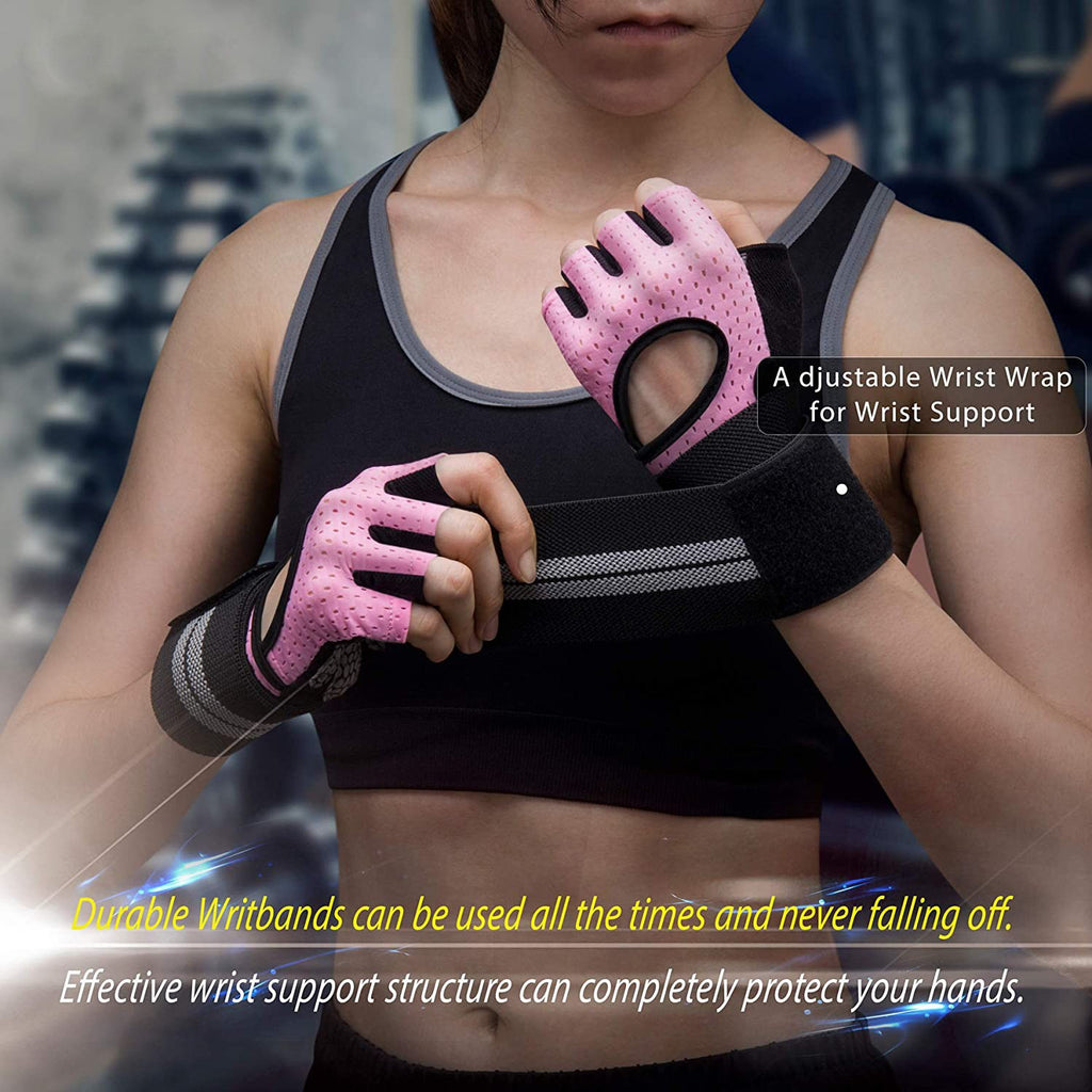 Half Finger Weightlifting Fitness Gloves | Anti-Slip Sports Gloves for Men & Women