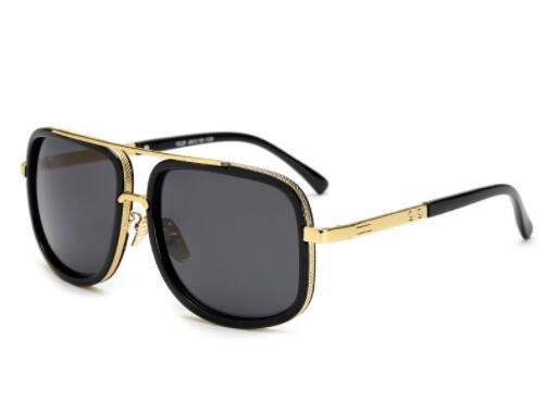Flat Top Square Sunglasses | Luxury Celebrity-Style Couple Eyewear for Men & Women