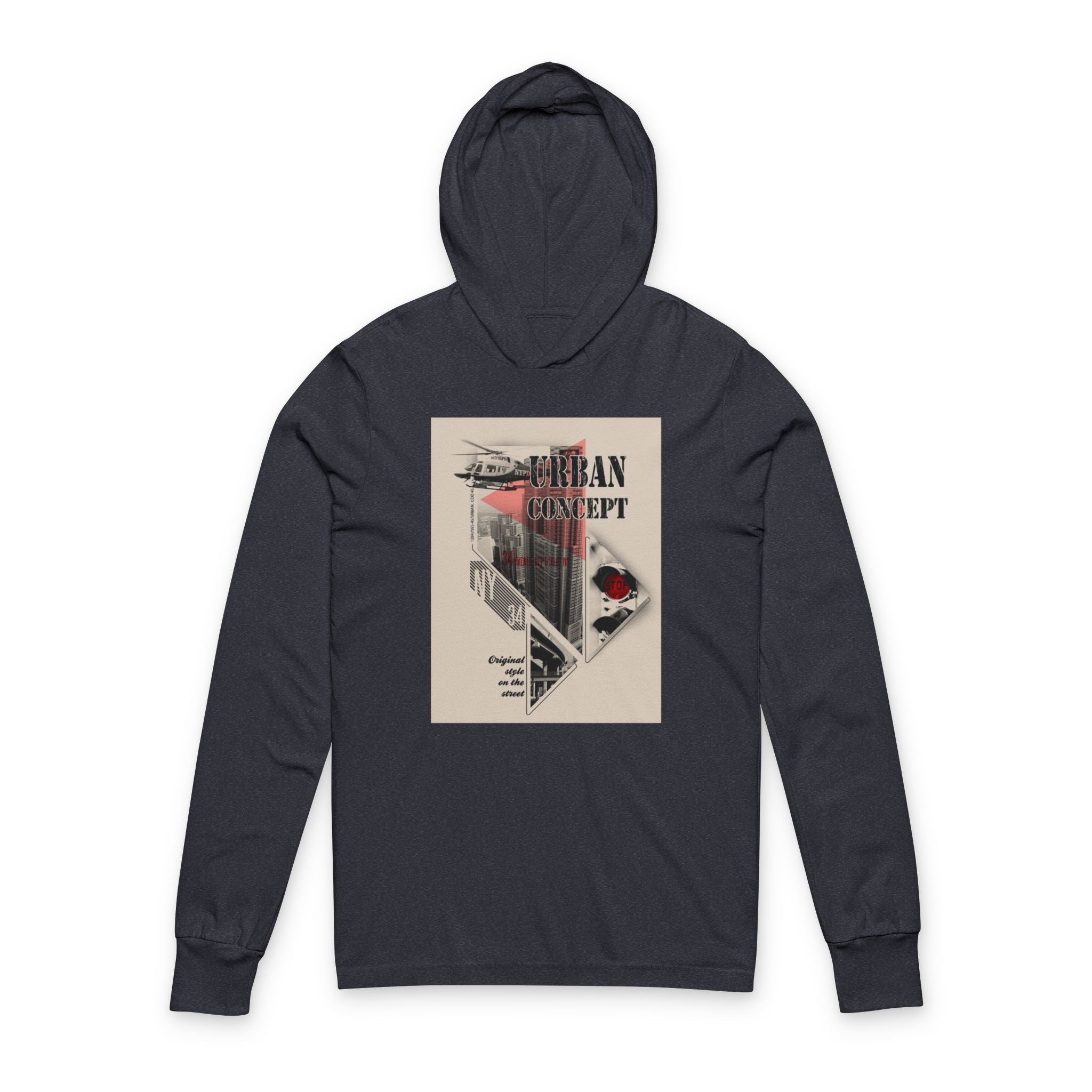 Unisex Hooded Long Sleeve Tee 17