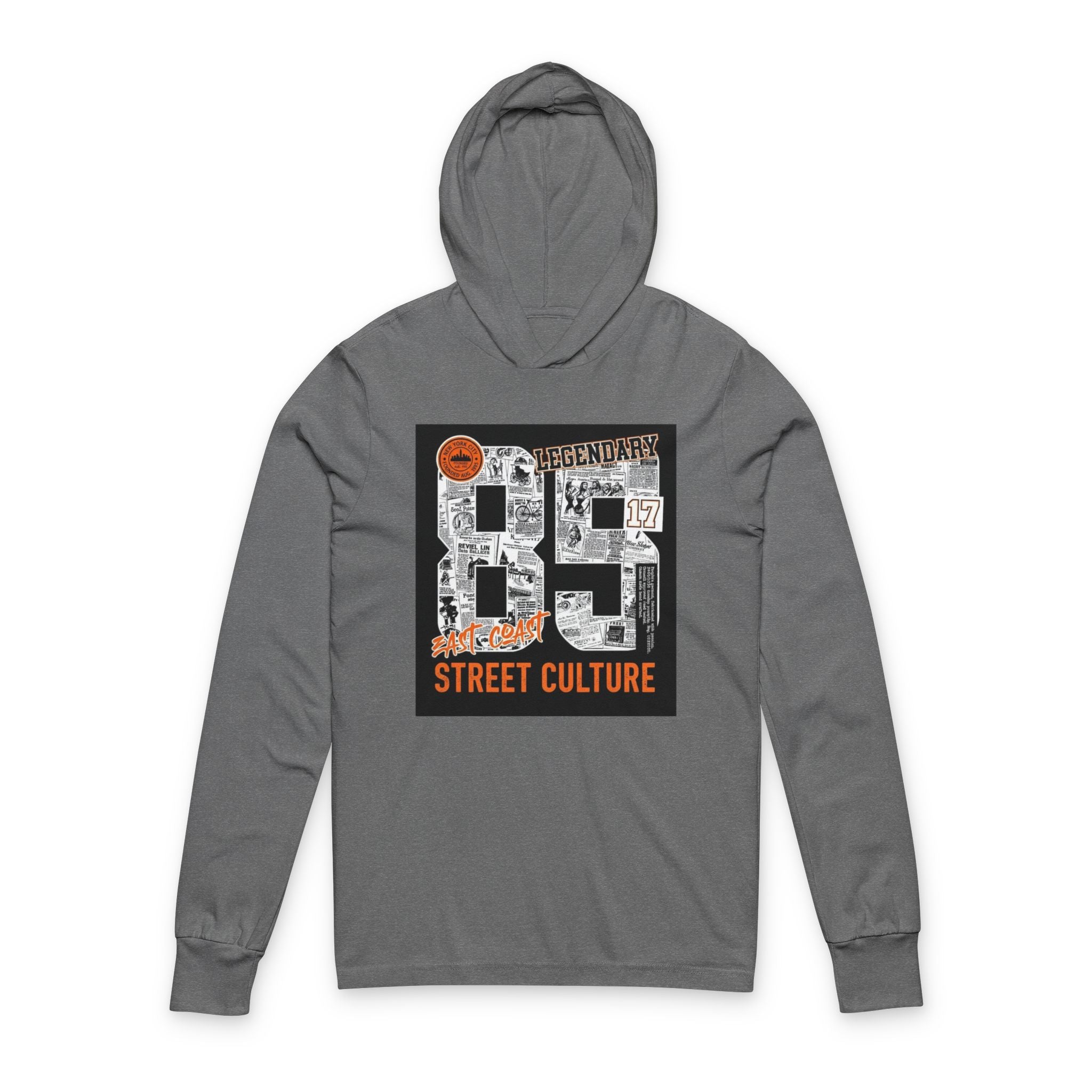 Unisex Hooded Long Sleeve Tee 2