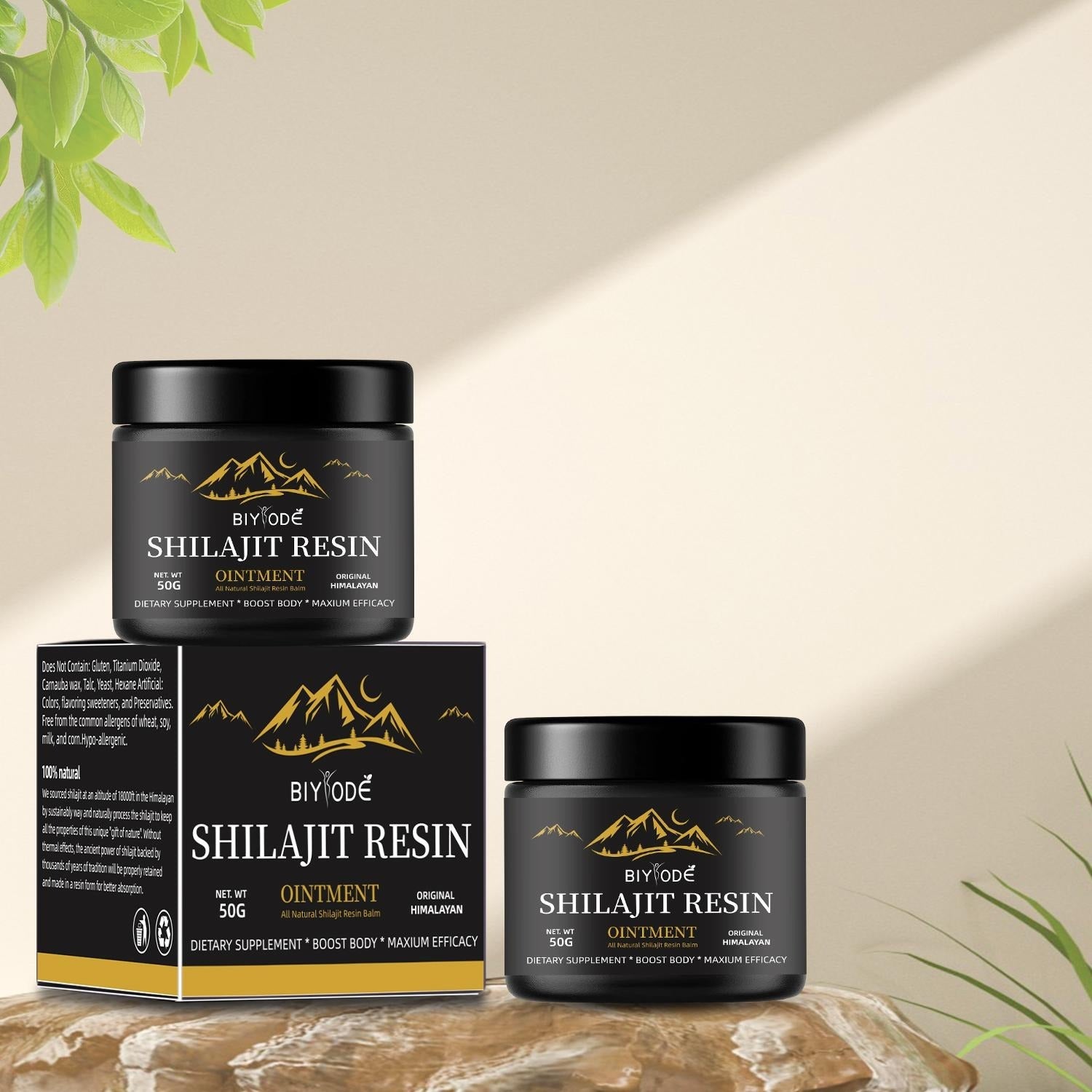 Pure Himalayan Shilajit Gummies | Ashwagandha & Gokshura Herbal Supplement 60 Chewables