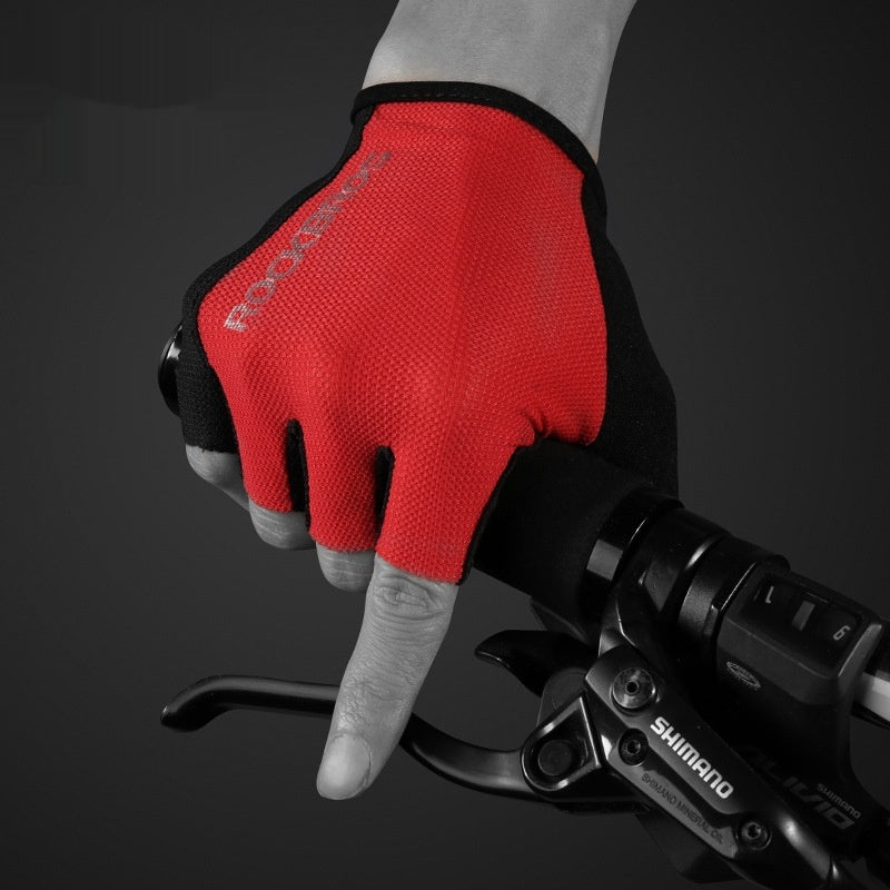 Half Finger Cycling Gloves | Non-Slip Breathable Bike Gloves for Men & Women