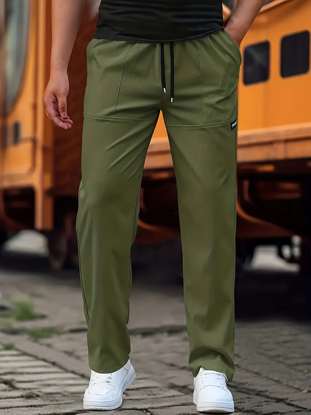 Men's Fashion Printed Ankle Pants | Trendy Cropped Casual Trousers