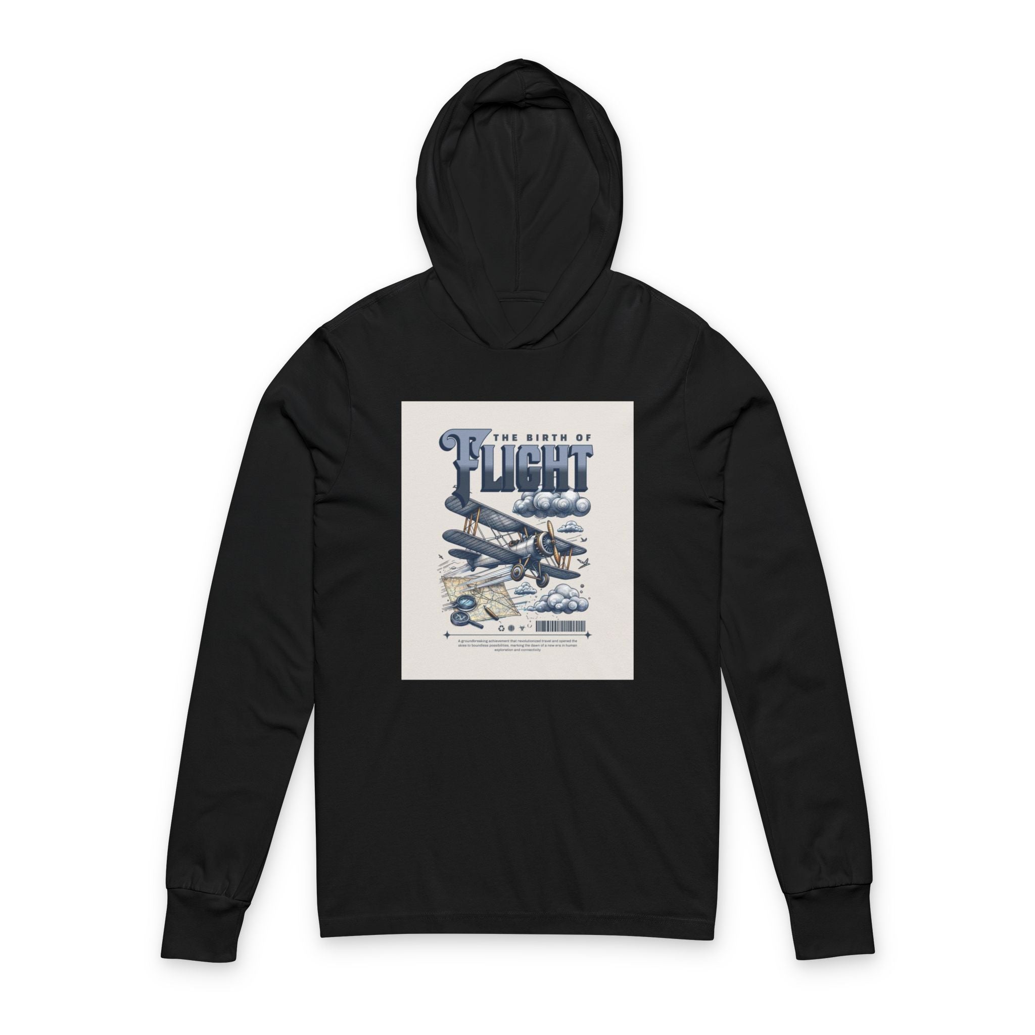 Unisex Hooded Long Sleeve Tee 18