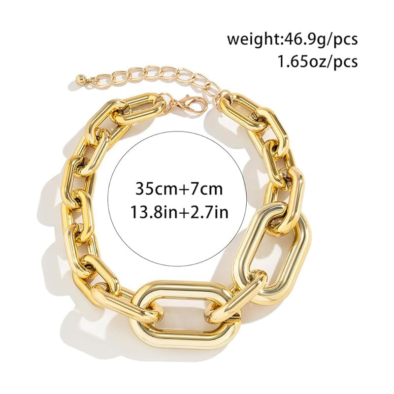 Chunky Gold Chain Necklace for Women | Vintage Choker