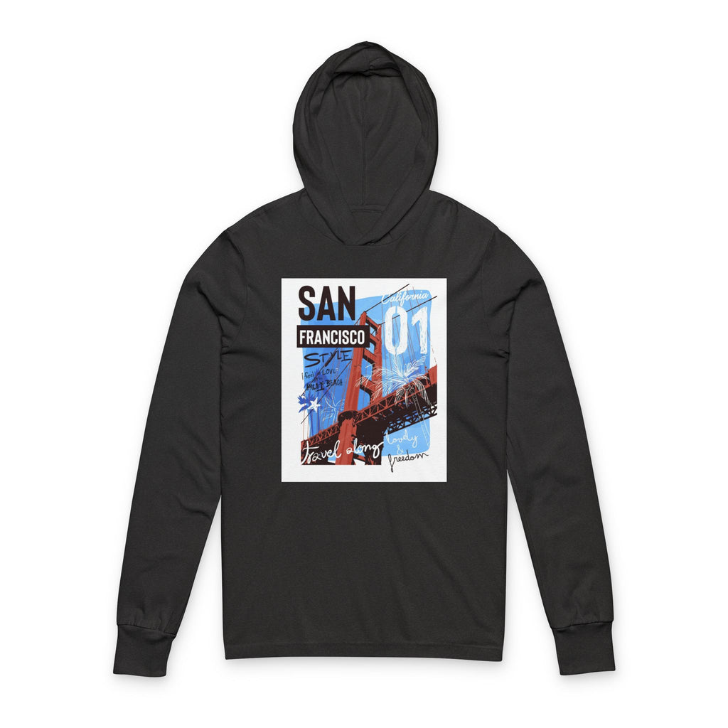 Unisex Hooded Long Sleeve Tee 13
