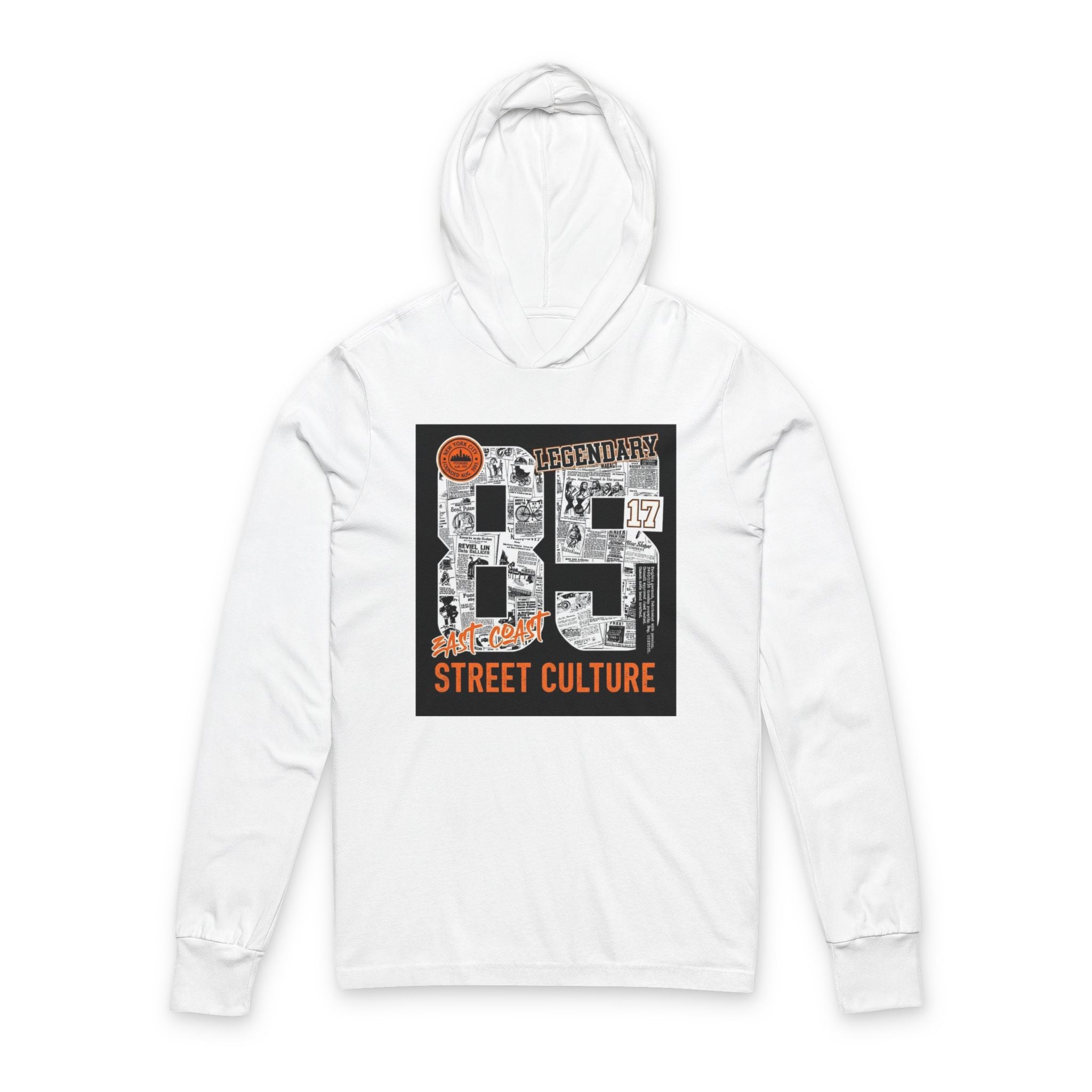Unisex Hooded Long Sleeve Tee 2