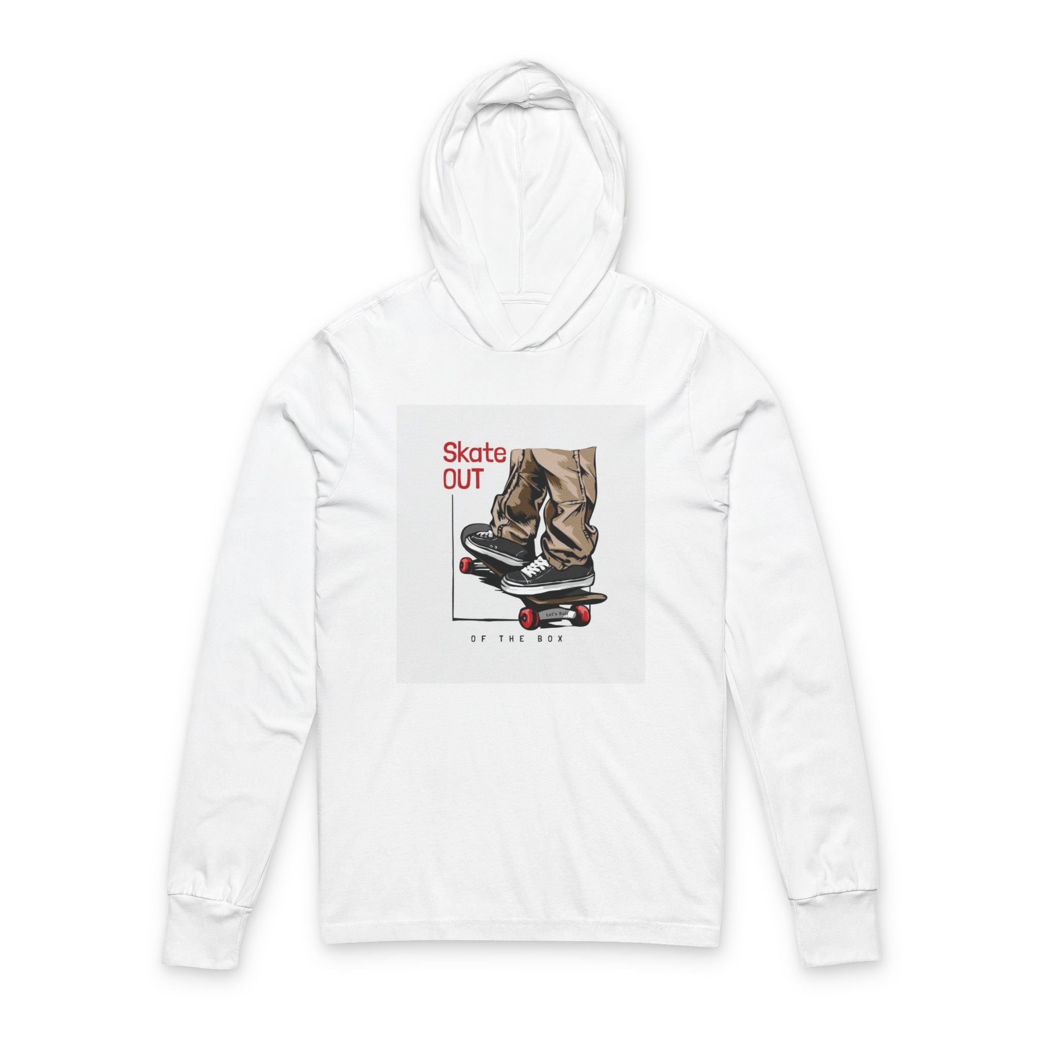 Unisex Hooded Long Sleeve Tee 15