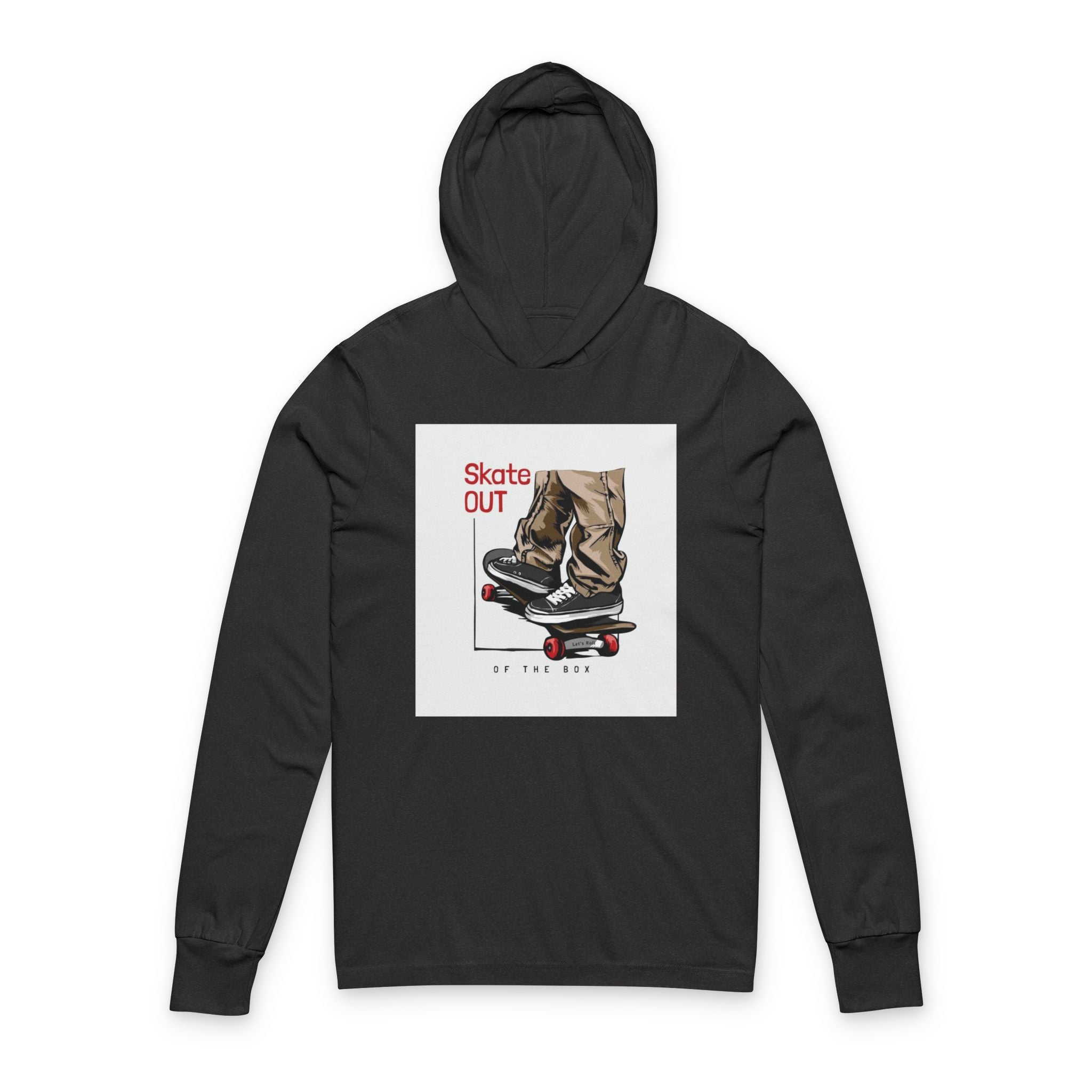 Unisex Hooded Long Sleeve Tee 15