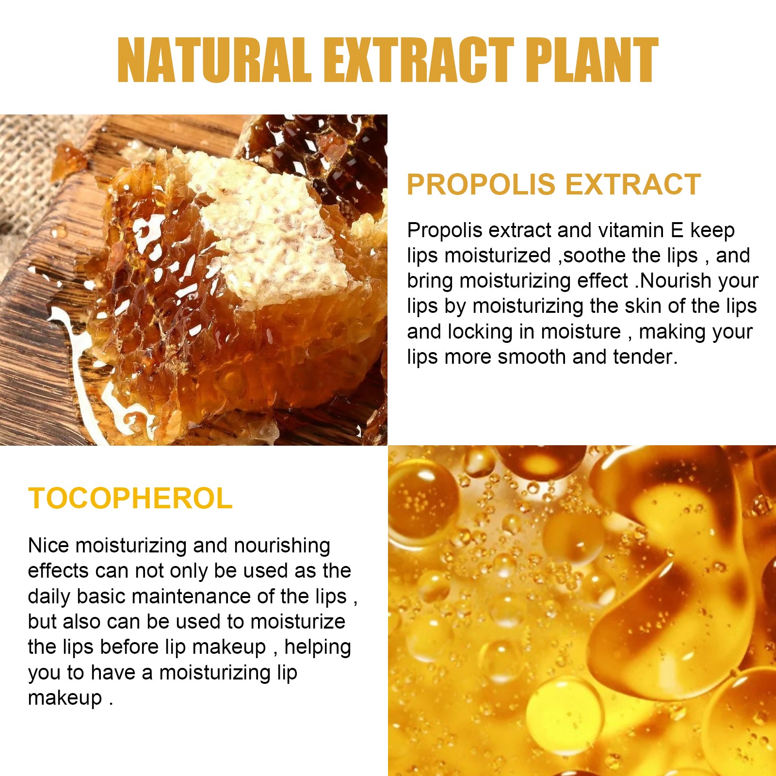 EELHOE Honey Lip Mask | Moisturizing & Exfoliating Lip Care Treatment