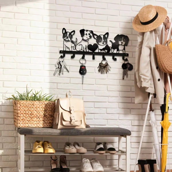 Vintage Cartoon Puppy Wall Decoration | Iron Waterproof Removable Pet Theme Home Accent 5 6f3be51a-4d54-4349-b851-f9c48f1f7e46 FIOLKA BOUTIQUE