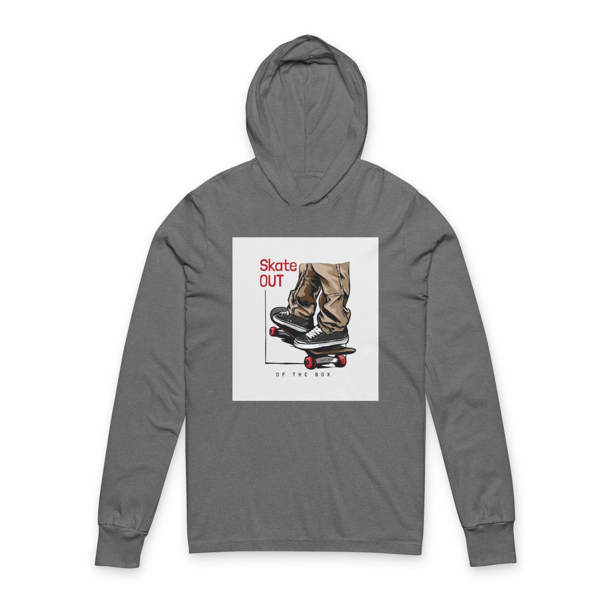 Unisex Hooded Long Sleeve Tee 15