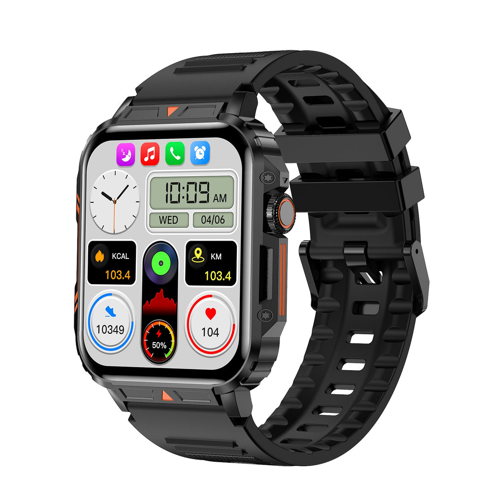 L81 Outdoor Sports Square Smartwatch | Answer Calls Big Battery Fitness Tracker Waterproof for iOS & Android