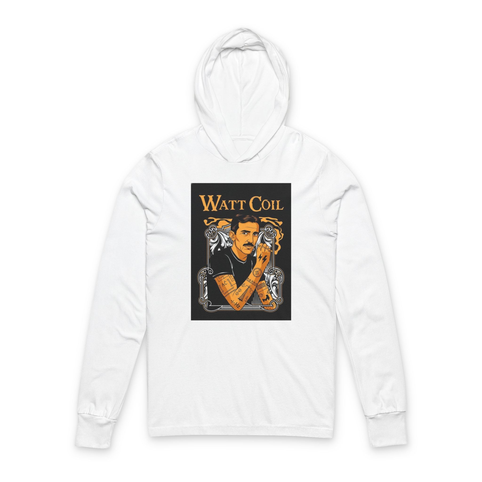 Unisex Hooded Long Sleeve Tee 6